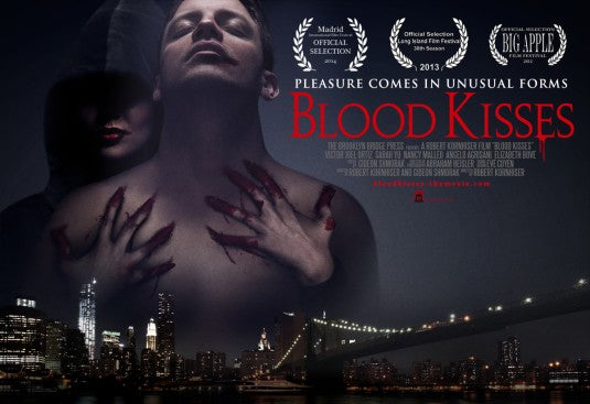 1000 piece jigsaw puzzle for the movie poster: Blood Kisses (2012)