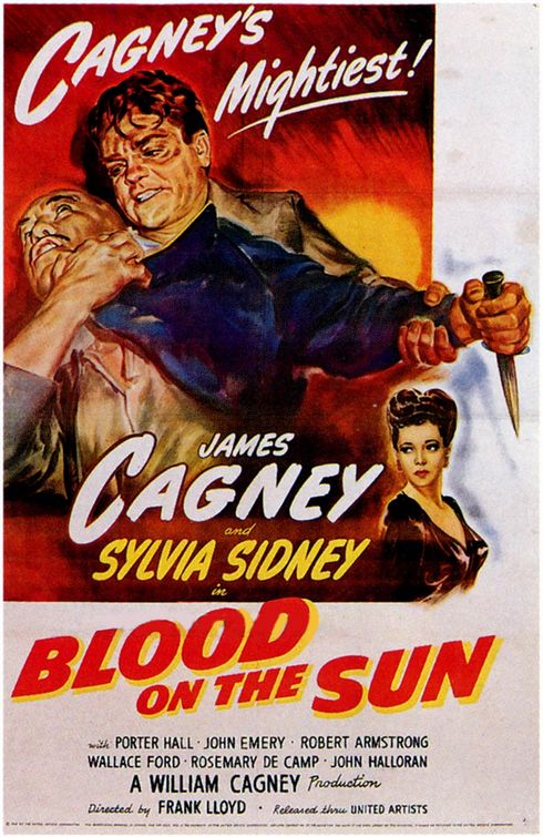the movie poster: Blood on the Sun (1945)