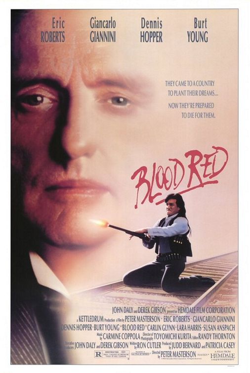 the movie poster: Blood Red (1989)