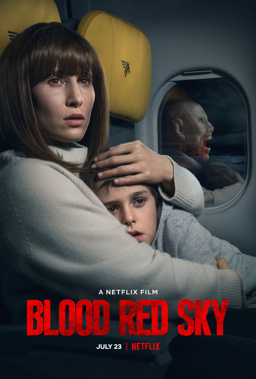 1000 piece jigsaw puzzle for the movie poster: Blood Red Sky (2021)