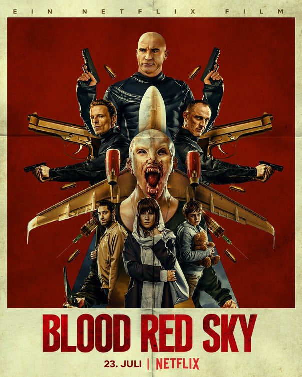 1000 piece jigsaw puzzle for the movie poster: Blood Red Sky (2021) ver2