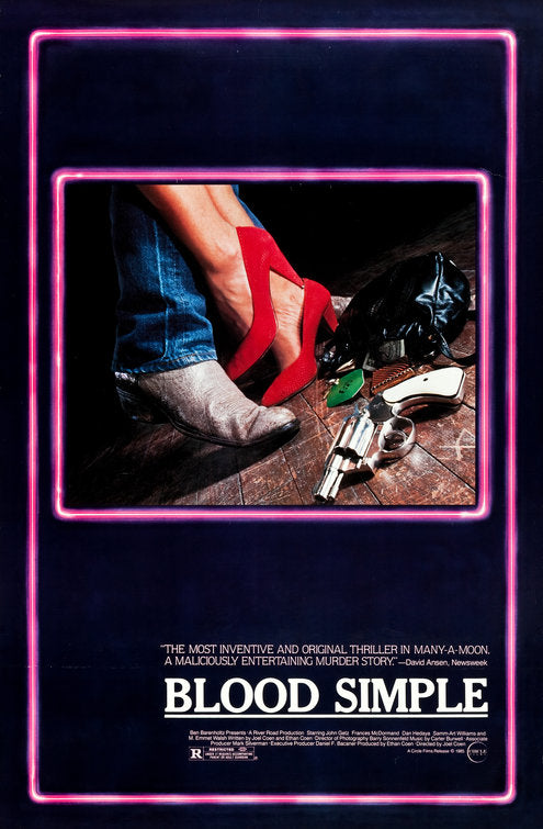 the movie poster: Blood Simple (1985)