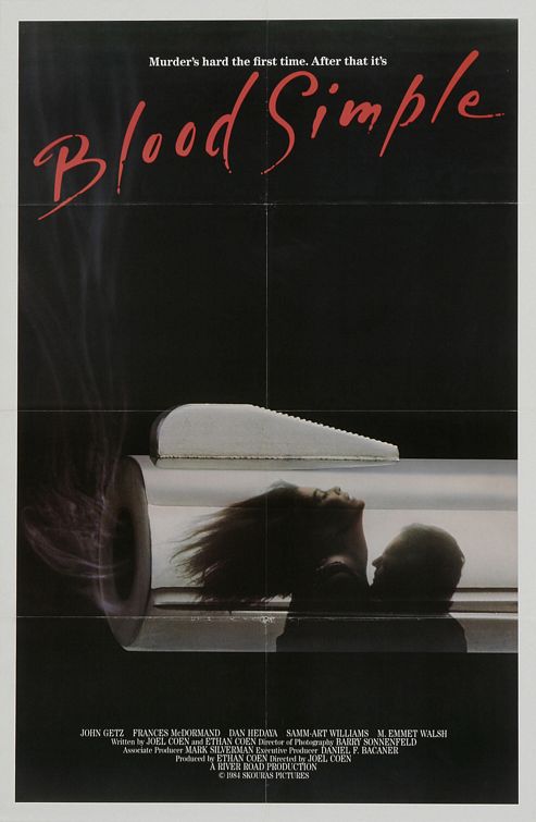 the movie poster: Blood Simple (1985) ver5