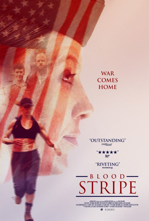 1000 piece jigsaw puzzle for the movie poster: Blood Stripe (2017)