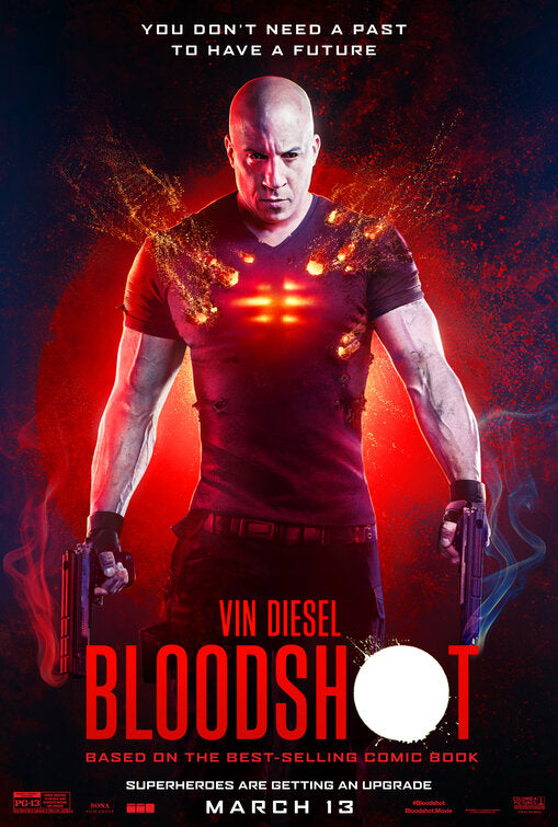 1000 piece jigsaw puzzle for the movie poster: Bloodshot (2020)