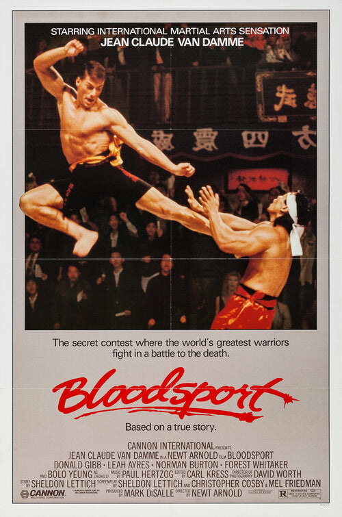 the movie poster: Bloodsport (1988)