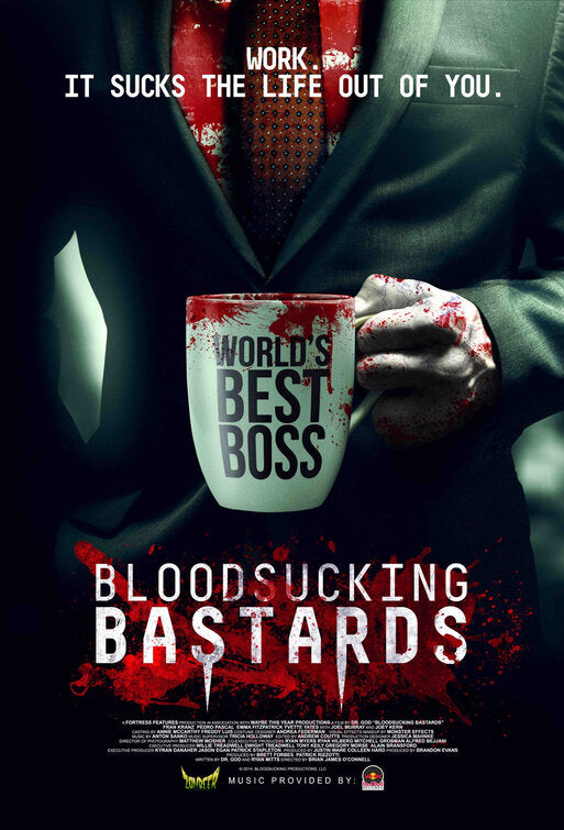 1000 piece jigsaw puzzle for the movie poster: Bloodsucking Bastards (2015)