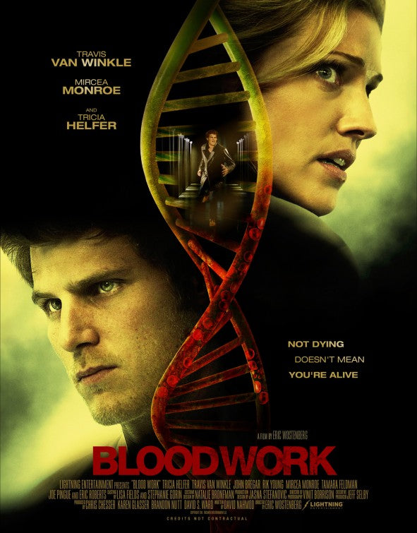 1000 piece jigsaw puzzle for the movie poster: Bloodwork (2012)