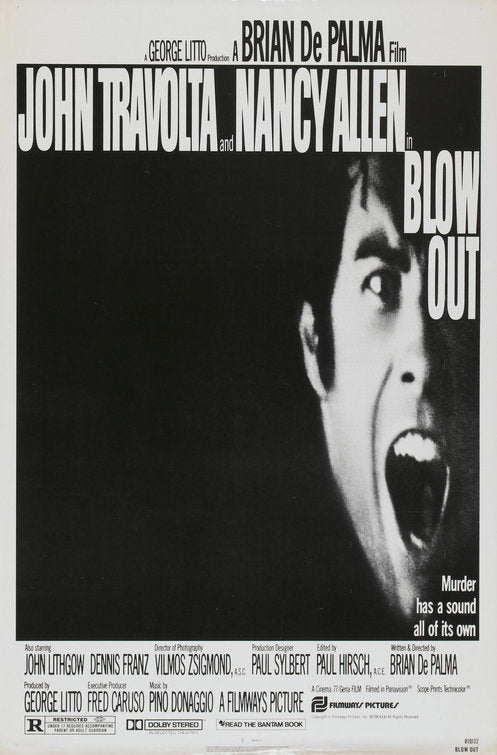 the movie poster: Blow Out (1981)
