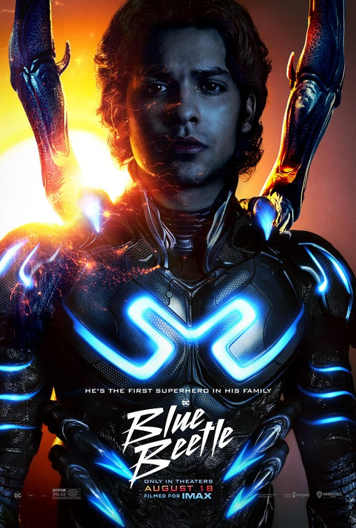 1000 piece jigsaw puzzle for the movie poster: Blue Beetle (2023) ver10