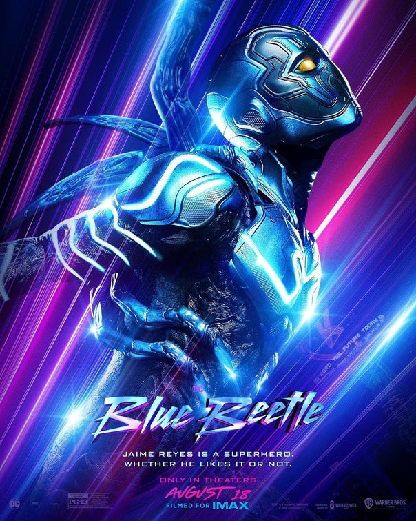1000 piece jigsaw puzzle for the movie poster: Blue Beetle (2023) ver11