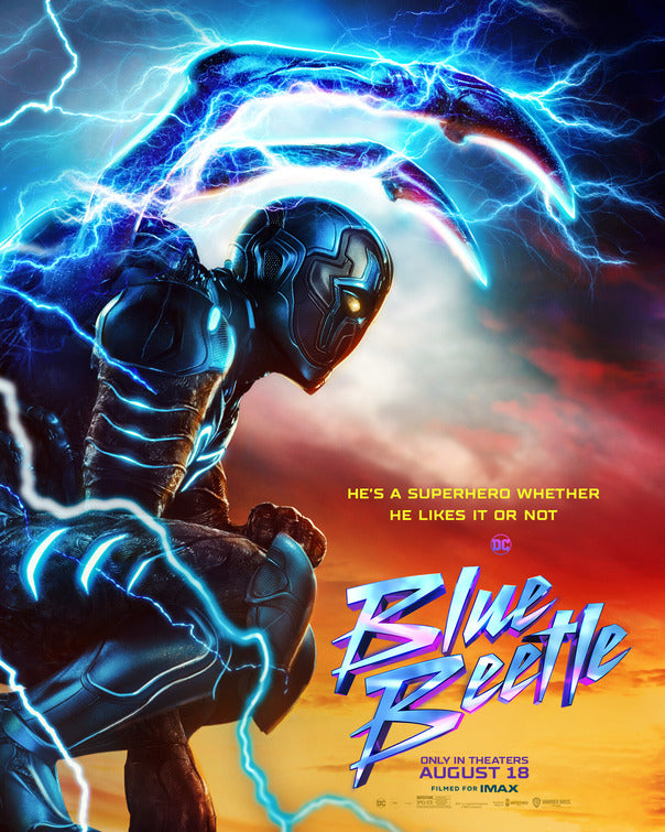 1000 piece jigsaw puzzle for the movie poster: Blue Beetle (2023) ver12