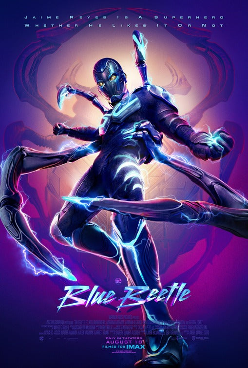 1000 piece jigsaw puzzle for the movie poster: Blue Beetle (2023) ver2