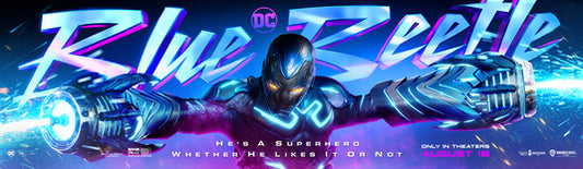 1000 piece jigsaw puzzle for the movie poster: Blue Beetle (2023) ver7
