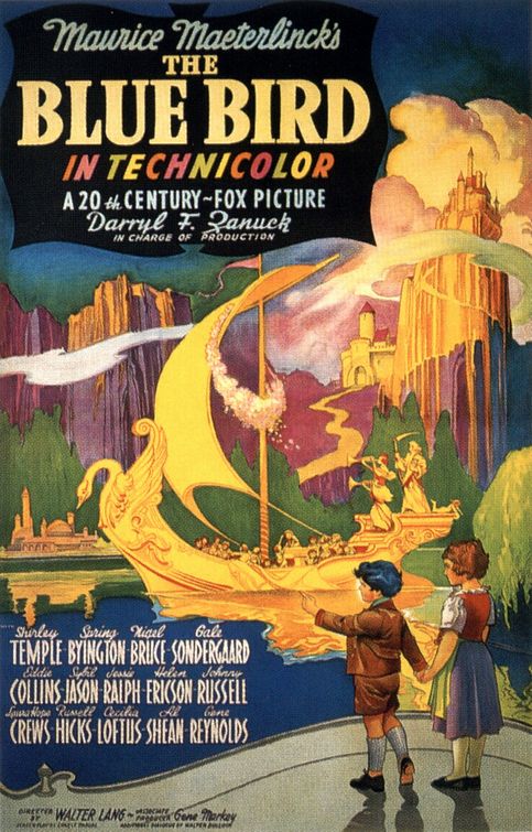 the movie poster: The Blue Bird (1940)