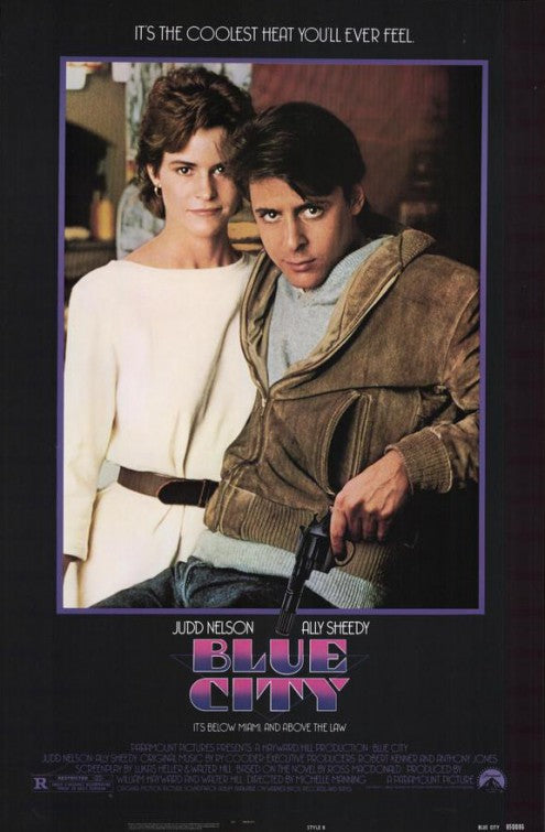 1000 piece jigsaw puzzle for the movie poster: Blue City (1986)