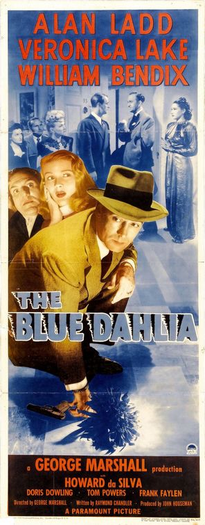 the movie poster: The Blue Dahlia (1946) ver2