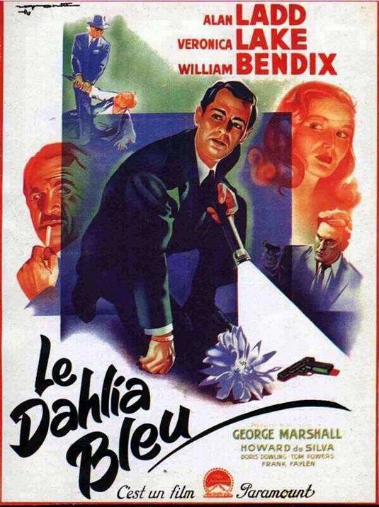 the movie poster: The Blue Dahlia (1946) ver3