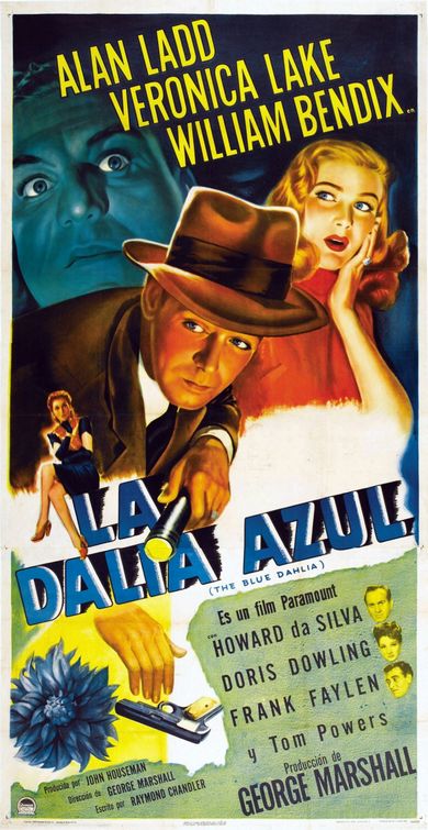 the movie poster: The Blue Dahlia (1946) ver4