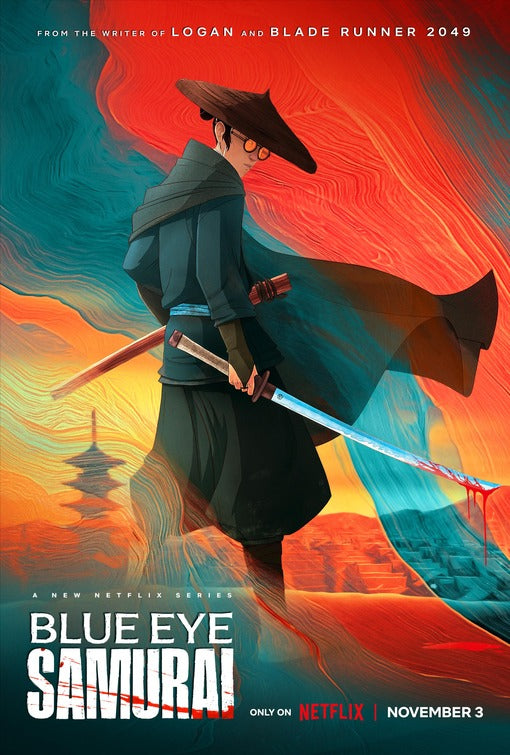 1000 piece jigsaw puzzle for tv poster: Blue Eye Samurai
