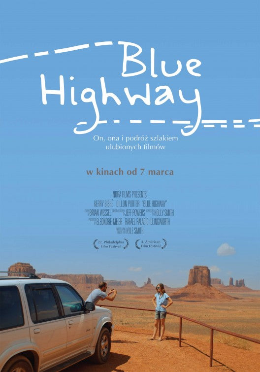 1000 piece jigsaw puzzle for the movie poster: Blue Highway (2014)