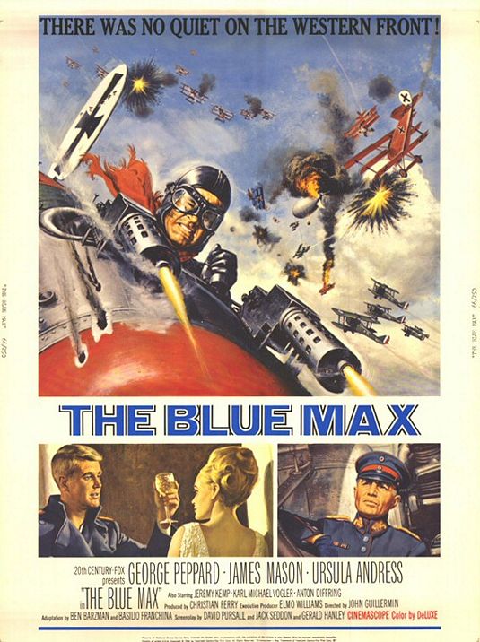 the movie poster: The Blue Max (1966)