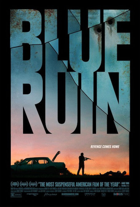 1000 piece jigsaw puzzle for the movie poster: Blue Ruin (2014)