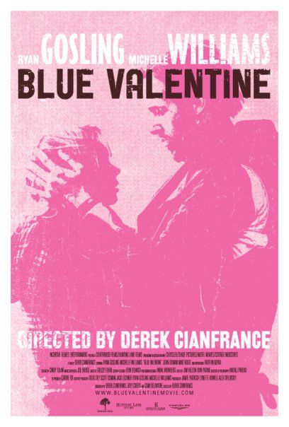 1000 piece jigsaw puzzle for the movie poster: Blue Valentine (2010)