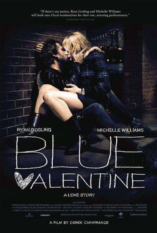 1000 piece jigsaw puzzle for the movie poster: Blue Valentine (2010) ver2