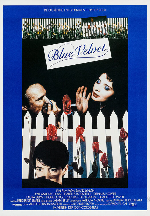 the movie poster: Blue Velvet (1986) ver2