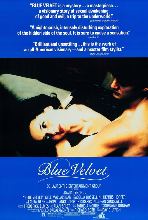 the movie poster: Blue Velvet (1986) ver3