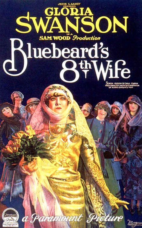the movie poster: Bluebeard's Eighth Wife (1923)