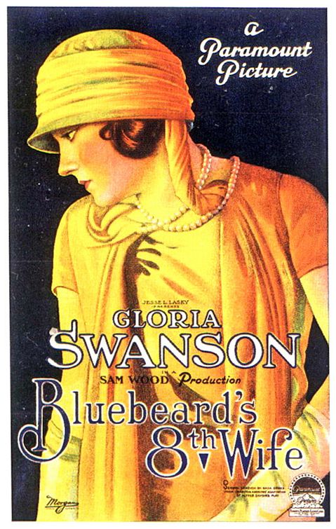 the movie poster: Bluebeard's Eighth Wife (1923) ver2