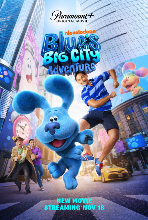 1000 piece jigsaw puzzle for the movie poster: Blue's Big City Adventure (2022)