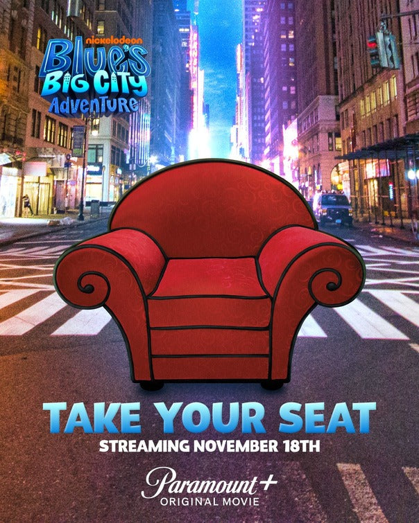 1000 piece jigsaw puzzle for the movie poster: Blue's Big City Adventure (2022) ver2