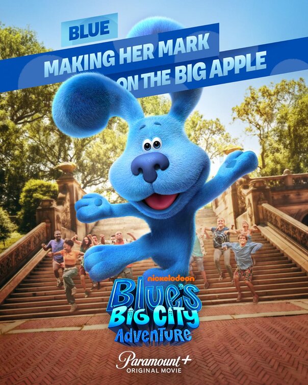 1000 piece jigsaw puzzle for the movie poster: Blue's Big City Adventure (2022) ver3