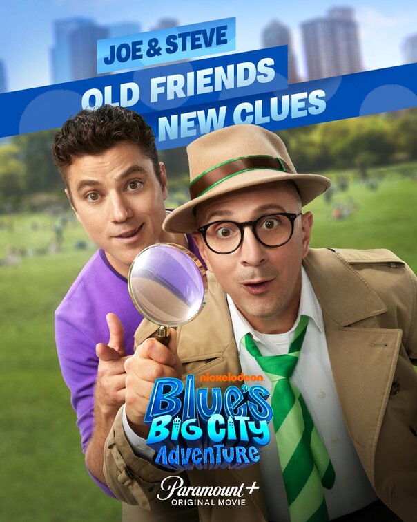 1000 piece jigsaw puzzle for the movie poster: Blue's Big City Adventure (2022) ver5