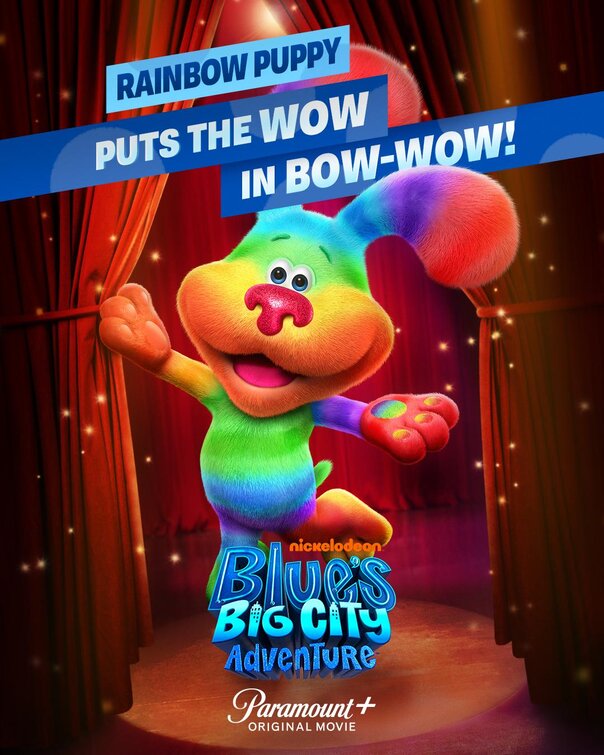 1000 piece jigsaw puzzle for the movie poster: Blue's Big City Adventure (2022) ver8