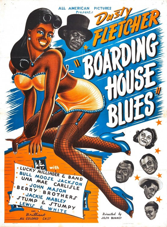 1000 piece jigsaw puzzle for the movie poster: Boarding House Blues (1948)