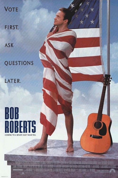 the movie poster: Bob Roberts (1992)