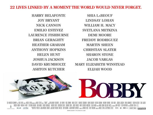 the movie poster: Bobby (2006) ver2