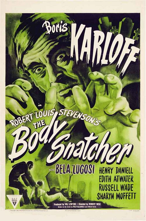 the movie poster: The Body Snatcher (1945)