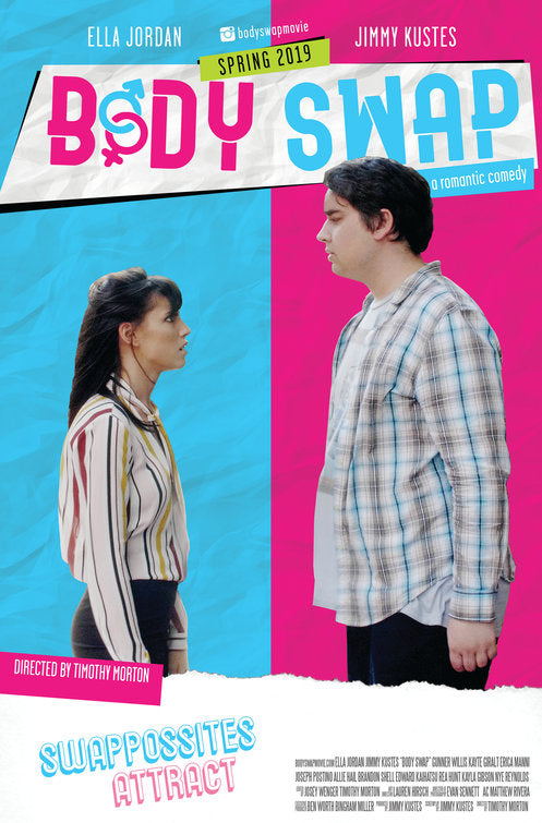 1000 piece jigsaw puzzle for the movie poster: Body Swap (2019)
