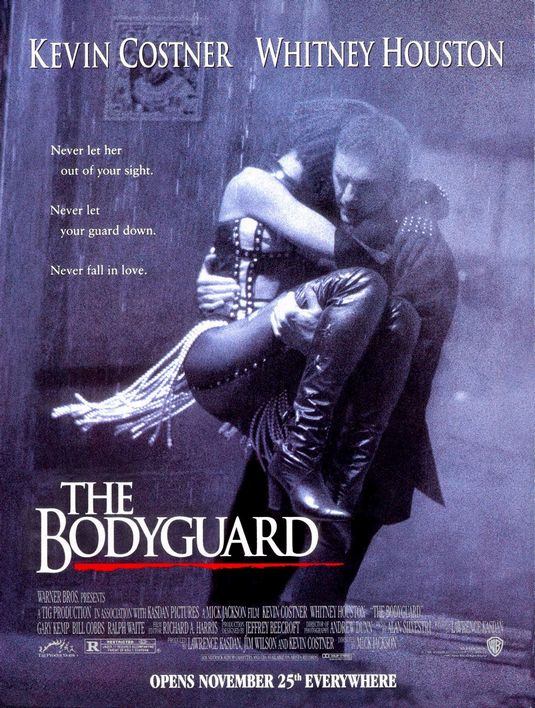 the movie poster: The Bodyguard (1992)