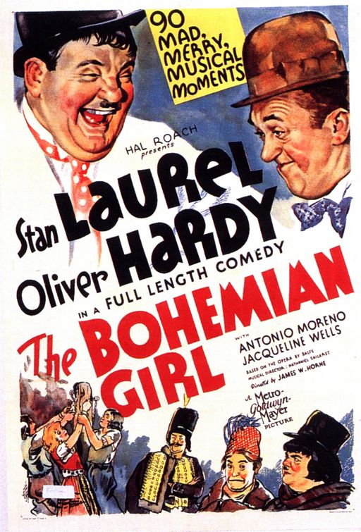 the movie poster: The Bohemian Girl (1936)