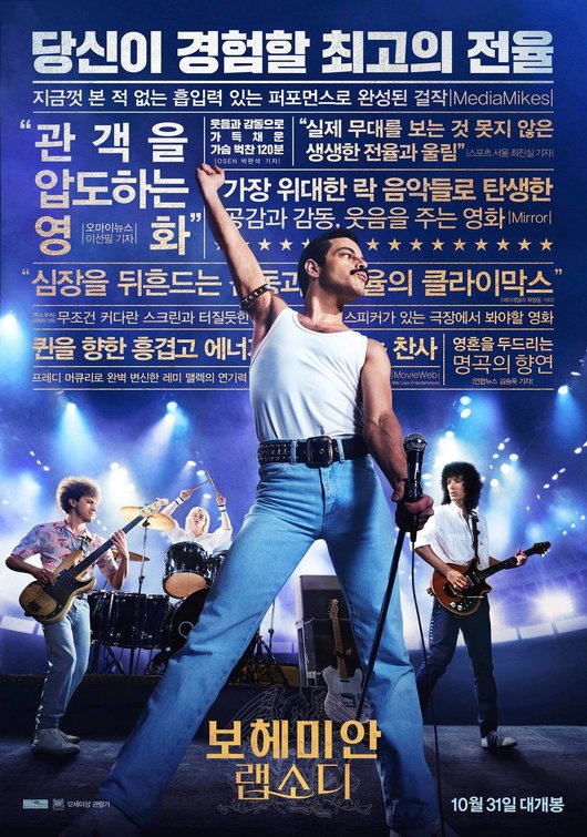 1000 piece jigsaw puzzle for the movie poster: Bohemian Rhapsody (2018) ver10