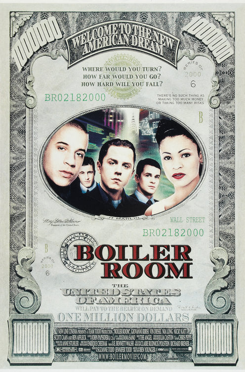 1000 piece jigsaw puzzle for the movie poster: Boiler Room (2000) ver3