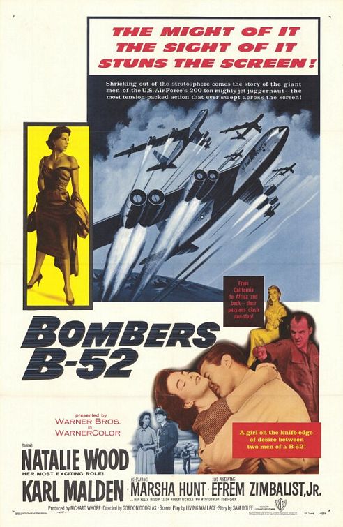 the movie poster: Bombers B-52 (1957)
