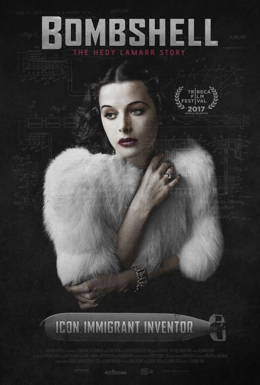 1000 piece jigsaw puzzle for the movie poster: Bombshell: The Hedy Lamarr Story (2017)