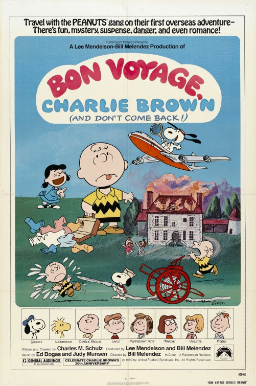 the movie poster: Bon Voyage, Charlie Brown (and Don't Come Back!) (1980)